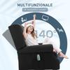 Reclining Massage Armchair With Remote Control 78x83x101cm Black