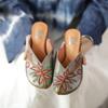 Women Soft-sole Embroidered Half Slippers Luxury Slippers Women Flats Casual Sandals Designer Summer New Flip Flops Dress Slides