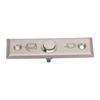 Door Access Control Switch Exit Press Button Stainless Steel Brushed Automatic Reset for Indoor
