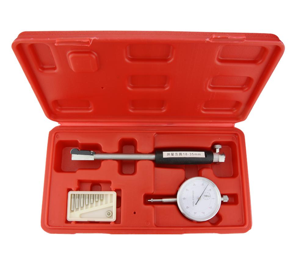 Dial Bore Gauge Inner Diameter Gauge Measuring Rod Micrometer Gauge Measuring Tool Hole Bore Dial Indicator Set 15-35-50-160mm