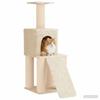 Cat Tree with Sisal Scratching Posts Cream 146 Cm
