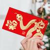 6 Stück Schlangen-Rote Umschläge 2025 Goldfolie Jahr der Schlange Roter Umschlag Große Rote Umschlag-Päckchen Hong Bao für das Frühlingsfest