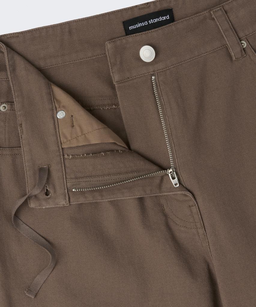 Musinsa Standard Woman Women'S Cotton Extra Wide Pants [Taupe]