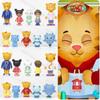 Figura in PVC Tigre Daniel 10 Varianti Regalo Ideale Per Amici e Familiari Adatta Per Giovani Anni)
