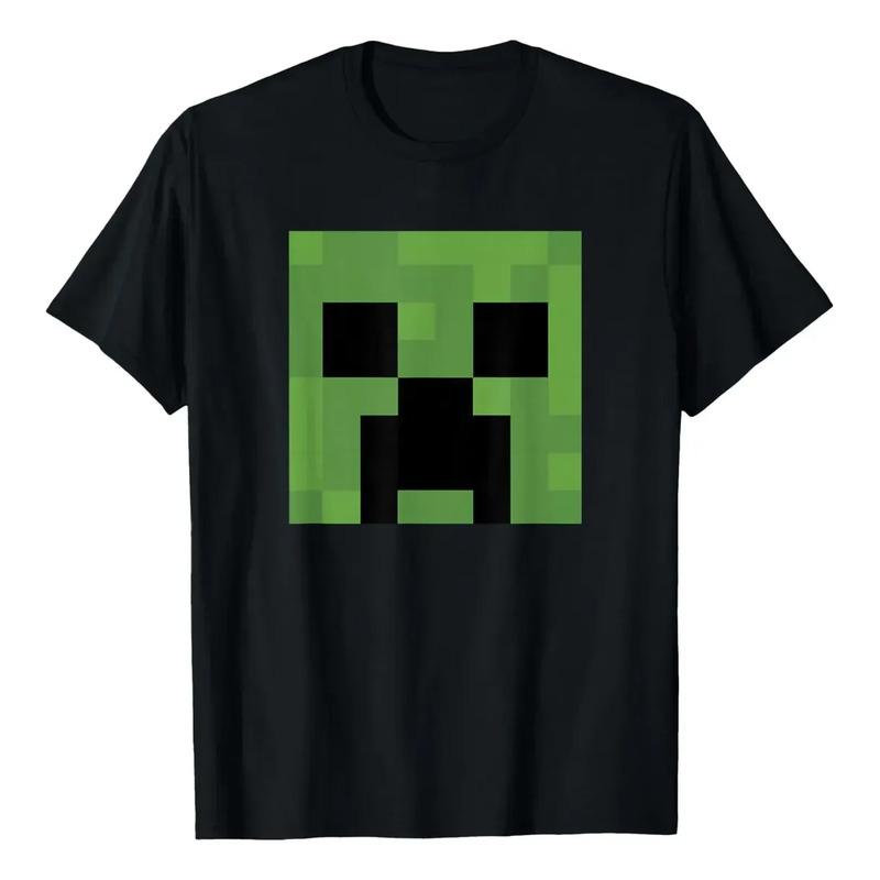 Camiseta Minecraft Creeper Big Face S