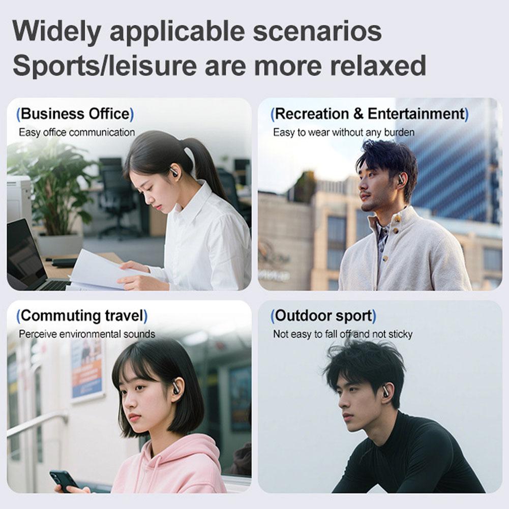 5.4 Smart Bluetooth Headphones With AI Simultaneous Interpretation Long Battery Life Open-Ear Sports Headphones -Yj55