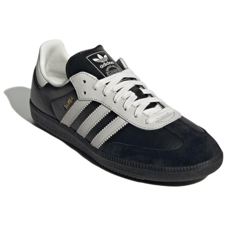 Adidas Samba OG 75th Anniversary Unisex Sneakers Black Core-Black Cloud-White JP5282