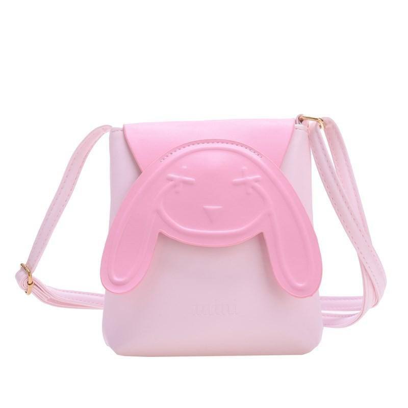 Childrens Bunny Shoulder Bag With Breathable Pu Material For Daily Use