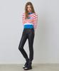 KANDINI Black Stretch Coated Pants
