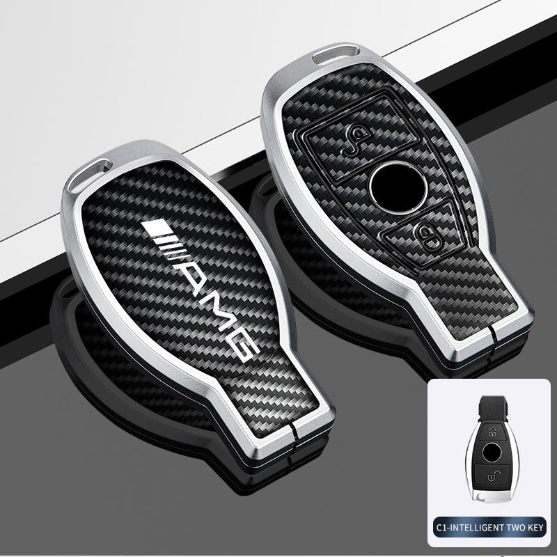 

Car Key Case Cover Accessories For Mercedes Benz A C E S G Class GLC CLE CLA GLB GLS W177 W205 X167 AMG W223 W206 C260 C300 S400