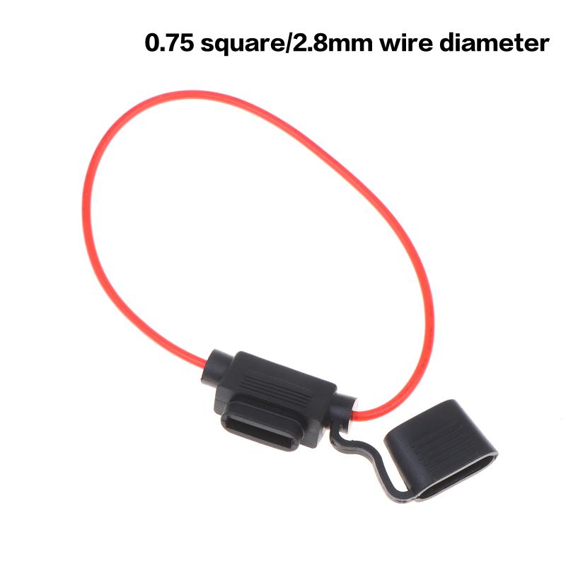 

In Line Automotive Fuse Socket Mini Blade Waterproof Fuse Holder Splash-Proof 32V 50A With Fuse Blade Disconnect Switch Socket AW18