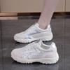 Women's White Sneakers  Autumn New Soft Sole Lightweight Comfort Casual Shoes Outdoor Non Slip Fashion Lace Up Running Shoes