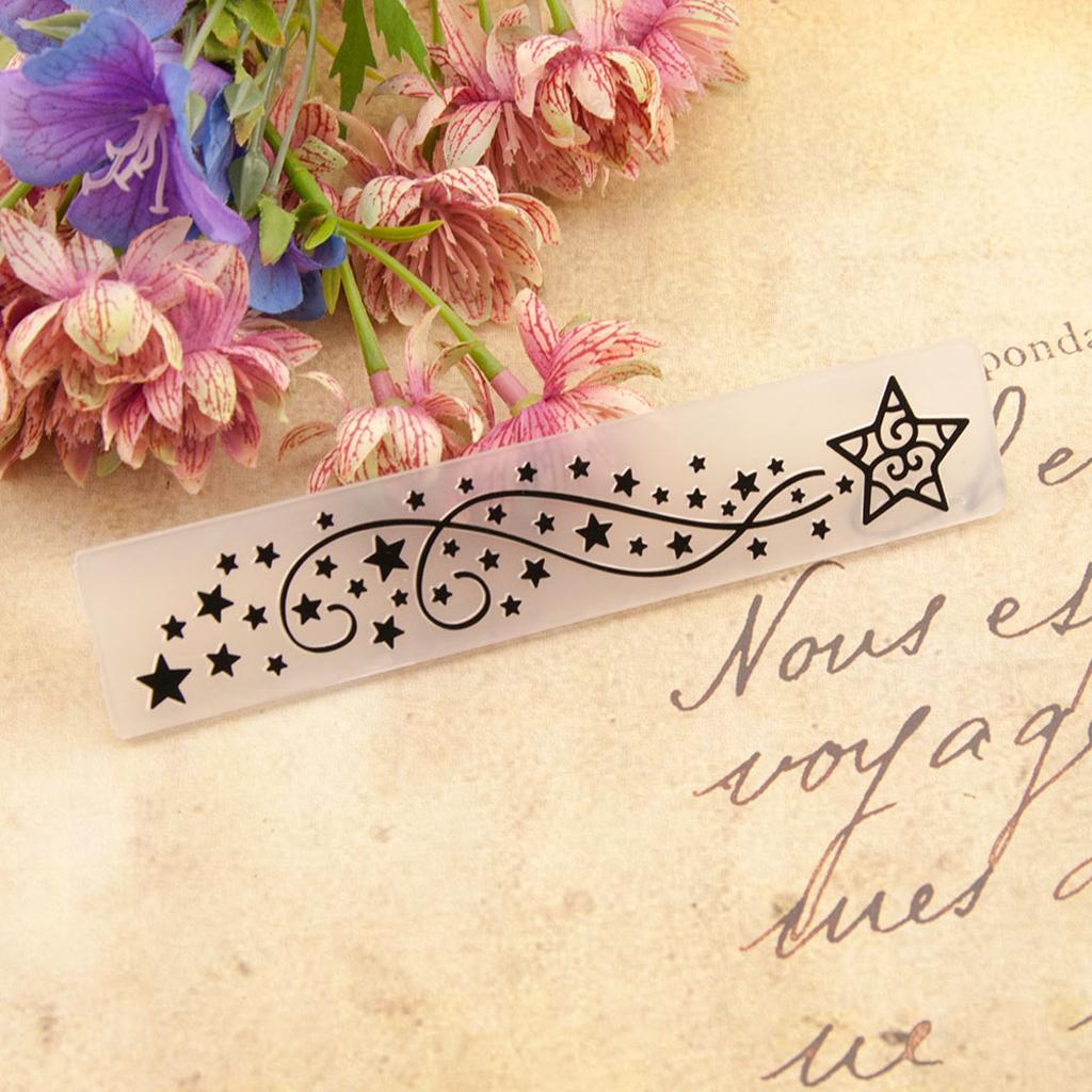 Star Pattern Embossing Folder Template Photo Album Card Paper Making Decoration
