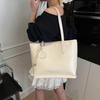 Casual large-capacity tote bag women's bag new niche embossed commuter shoulder oblique span bag bucket bag