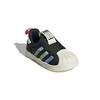 André Saraiva X Adidas Originals SUPERSTAR 360 Abrasion Resistant Breathable Low Top Toddler Shoes Black GY9154