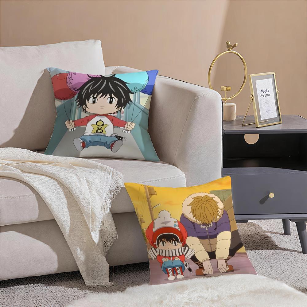 KKotaroS LLives AAlone Cushion Cover Pillowcase Short Plush Invisible zipper Room Sofa Cushion Cover