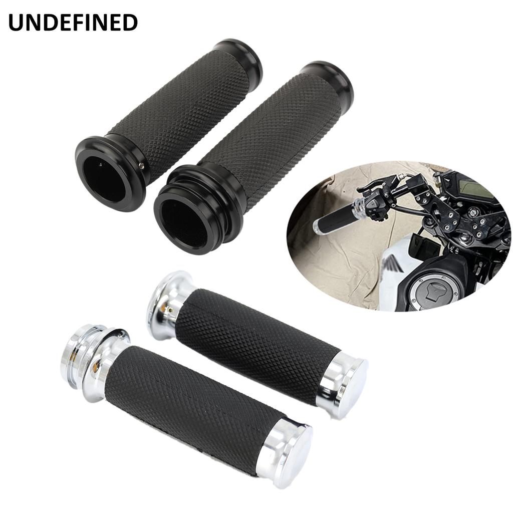 Motorcycle Handle Grips 1'' 25mm Electronic Throttle Handle Bar Grip Hand Grip CNC For Harley Touring Electra Glide Softail