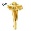 Vintage Style Brooch Peanut/Calla Shaped Flower Insert Brooch, DIY Wearable Bouquet Holder Metal Clothing Ornament Clip, Vase Lapel Pin for