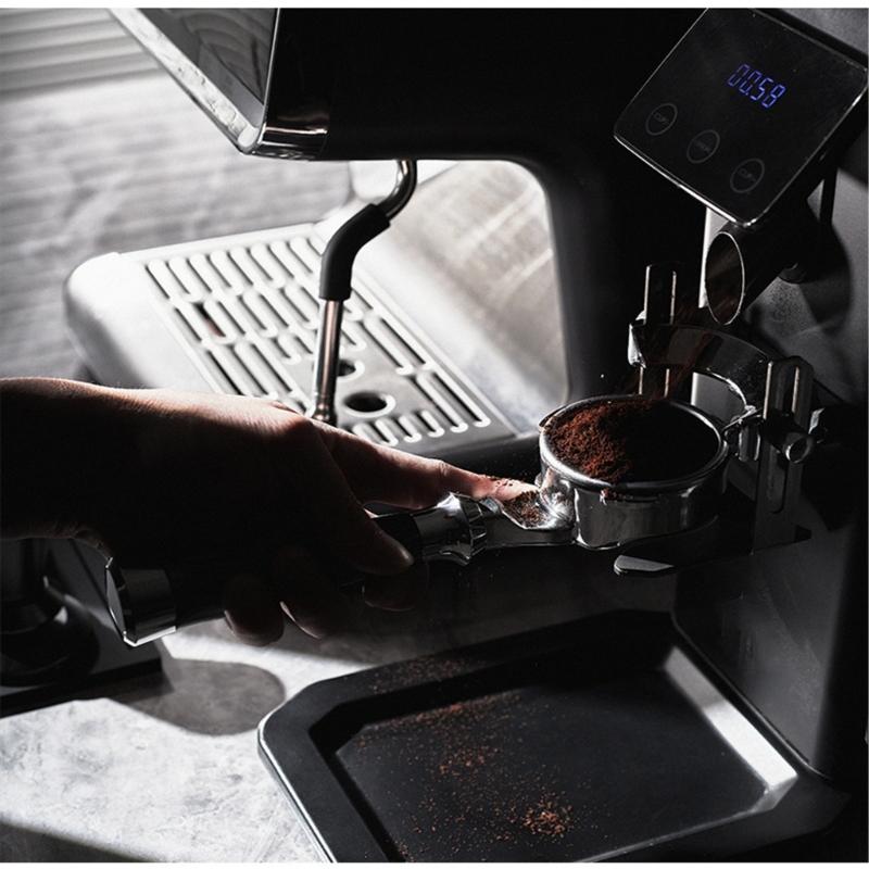 Removable Bottomless Portafilter for Coffee Maker Stainless Steel Ergonomic Coffee Handle Espresso Machine Accessories