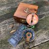 Soldiers Military Thumb Compass Vintage Brass WW2 1940 Navigation World War II