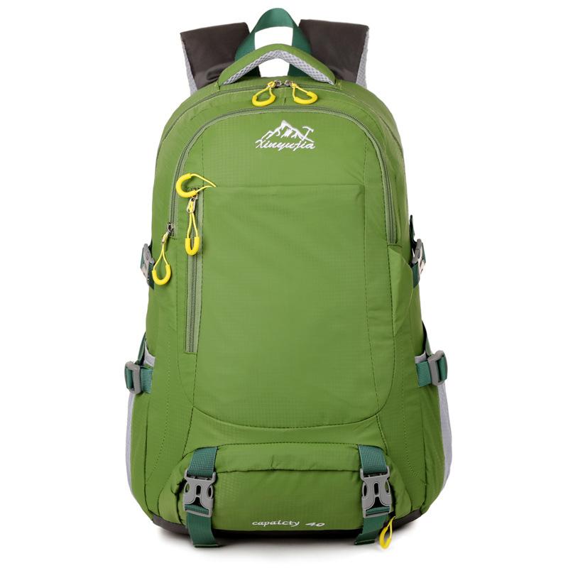 

New Outdoor Professional Mountaineering Bag for Men and Women Hiking Camping Cycling Multi Functional Tourism Travel Large Capacity Backpack зелений