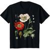 Papavero Rosso Papaveri Botanici T-shirt Papavero Rosso