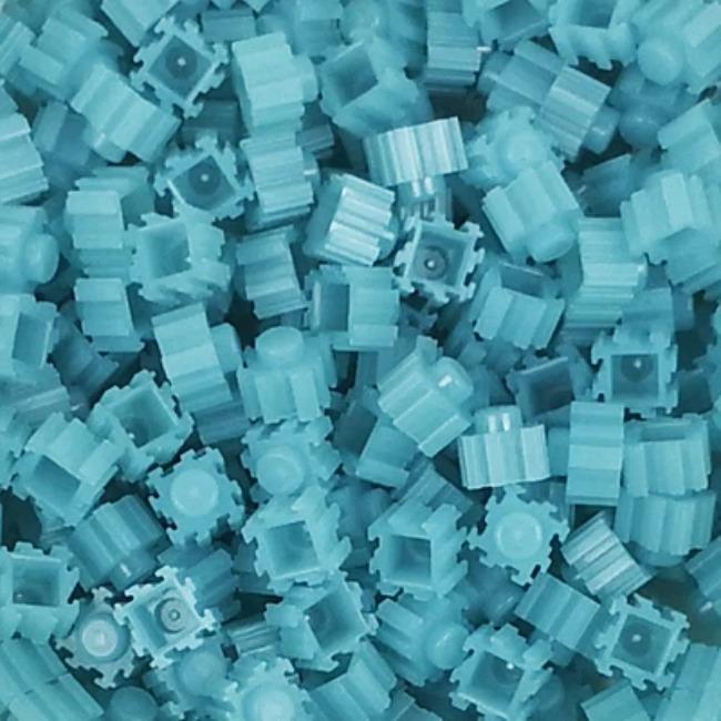 1000 Stück 8*8mm Leuchtende Diamant-Bausteine 5 Farben DIY 3D Kleiner Stein Für Kinderspielzeug Kindergeschenke