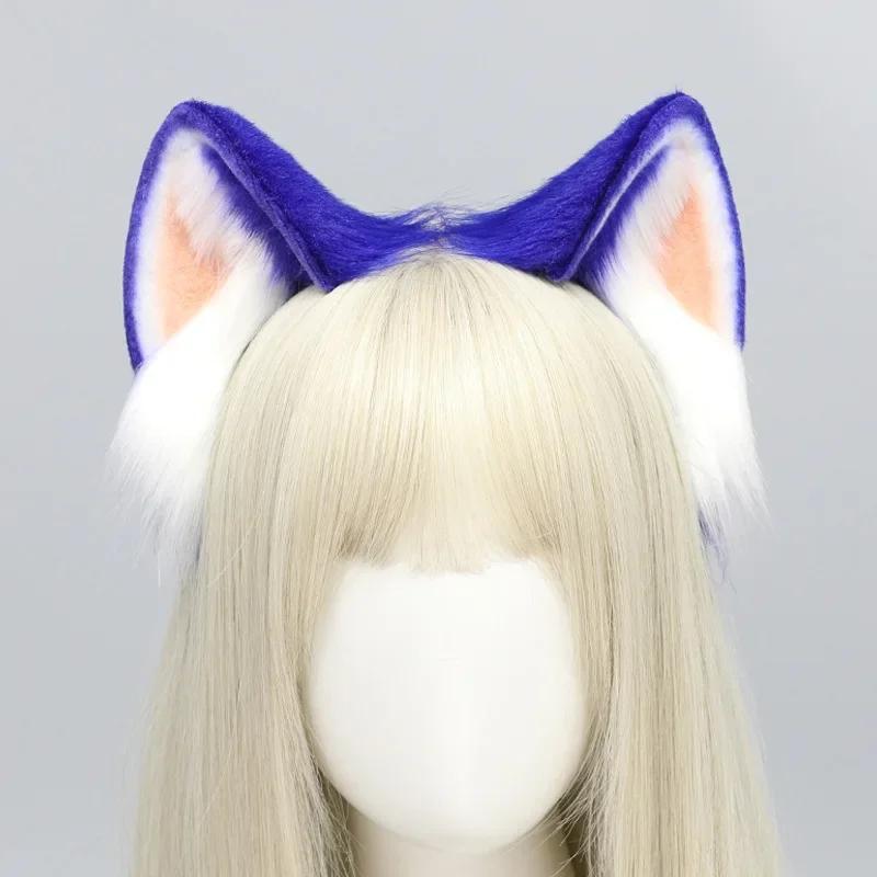 Bandeau Anime Oreilles d'Hérisson Serre-tête Fille Accessoires d'Halloween Bandeau Costume Cosplay Soirées Masquées Accessoires Cosplay