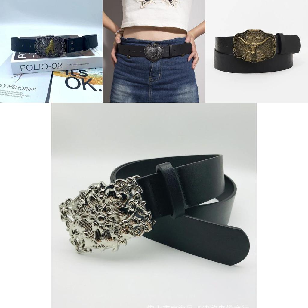 2024 Contemporary D Buckle Womens Belt With Decorative Metal Snap For Style Effortless