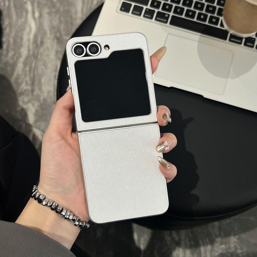 Samsung ZFLIP7 Frameless Bright ZFLIP6 Breathable Heat Dissipation Simple and Advanced Folding Mobile Phone Case