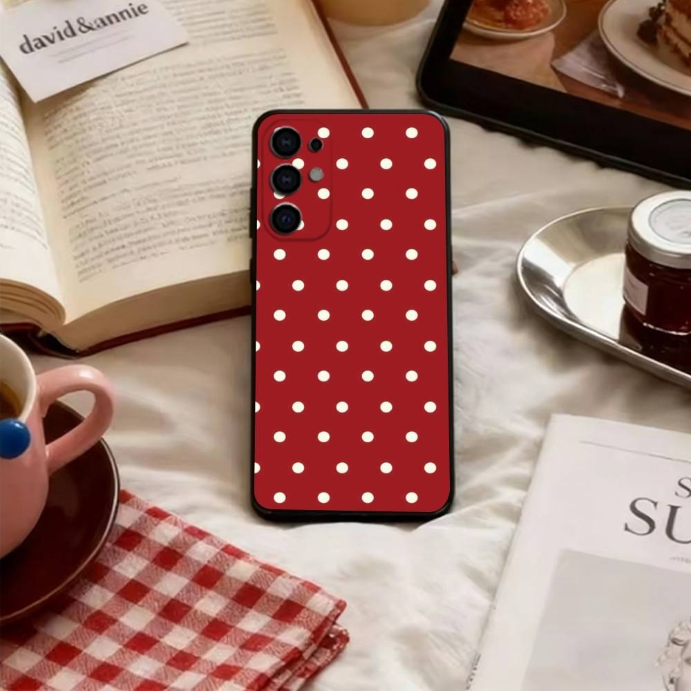 Linear Dot Pattern Phone Case For Samsung S25,S24,S21,S22,S23,S30,Ultra,S20,Plus,Fe,Soft Black Cover