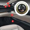 2 Pcs 450W High Efficiency Mini Dome Tweeter Speakers with Base 12V Car Audio System Loudspeaker for Auto Sound Upgrade