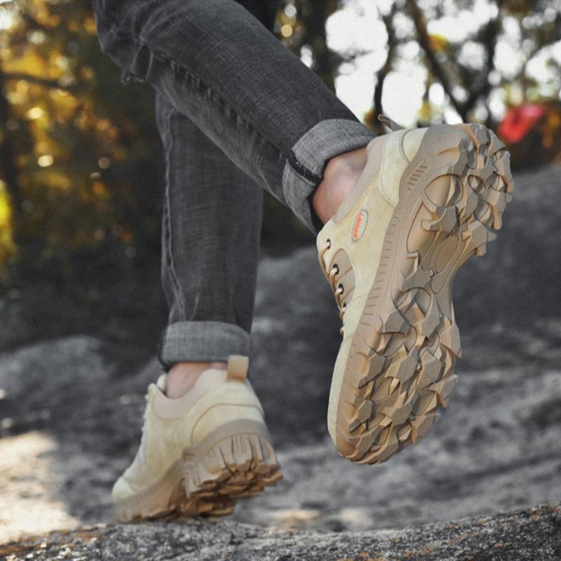 Large Size Men's Hiking Shoes Hiking and Off-road Outdoor Shoes Low Top Wear-resistant,anti Slip Sneakers Men Zapatos Casuales