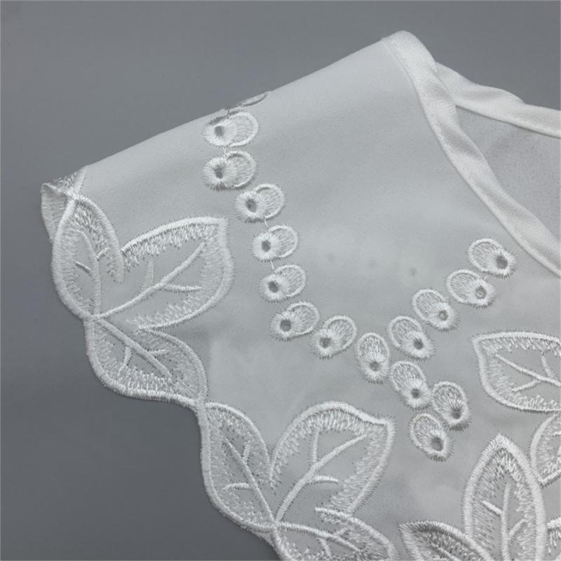 Women False Collar Elegant French Floral Collar Girl Casual Decorative Collar