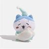 Pendentif Peluche Doux Moelleux Chiikawa Hachiware Usagi Adorable Petit Pied Dessin Animé Jouet en Peluche Décoration Porte-clés Sac à Dos