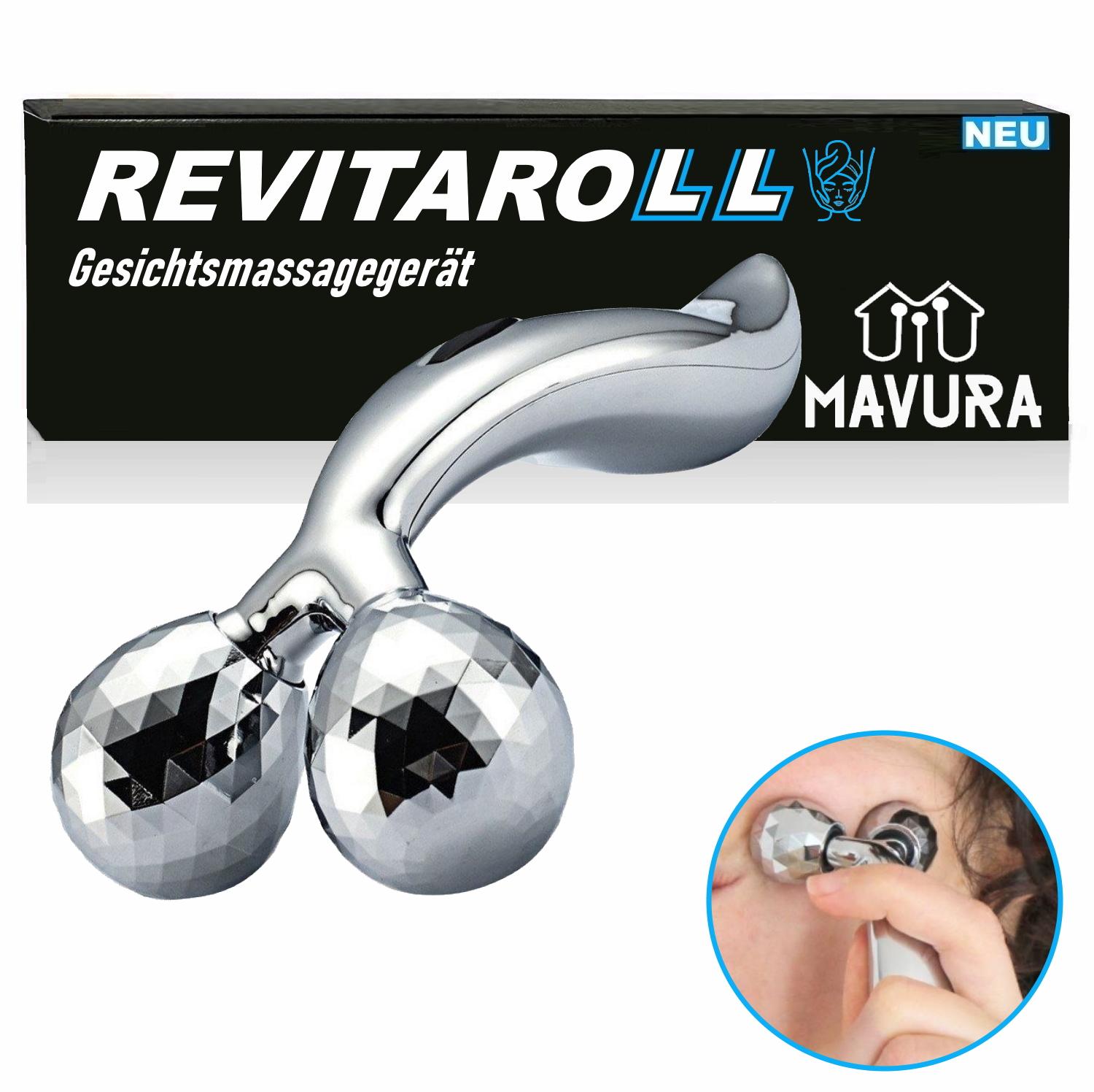 

REVITAROLL 3D Міні Масажний Ролик для Обличчя Ролик для Обличчя Масажер для Обличчя