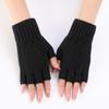 Neuer Herbst- und Winter-Damen-Strick-Woll-Warm-Handgelenk-Schutz mit einem rautenförmigen ausgeschnittenen Finger-Arm-Schutz und einem modischen fingerlosen Ärmel