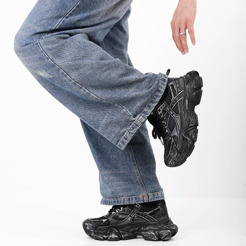Modische vielseitige Herren-Sneaker einfache bequeme Laufschuhe neue Frühling Herbst lässige leichte Sportschuhe