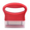Stainless Steel Blades Meat Tenderizer Ultra Sharp Needle with Cover Tenderizing Beef Mallet Convenient Comfortable Grip