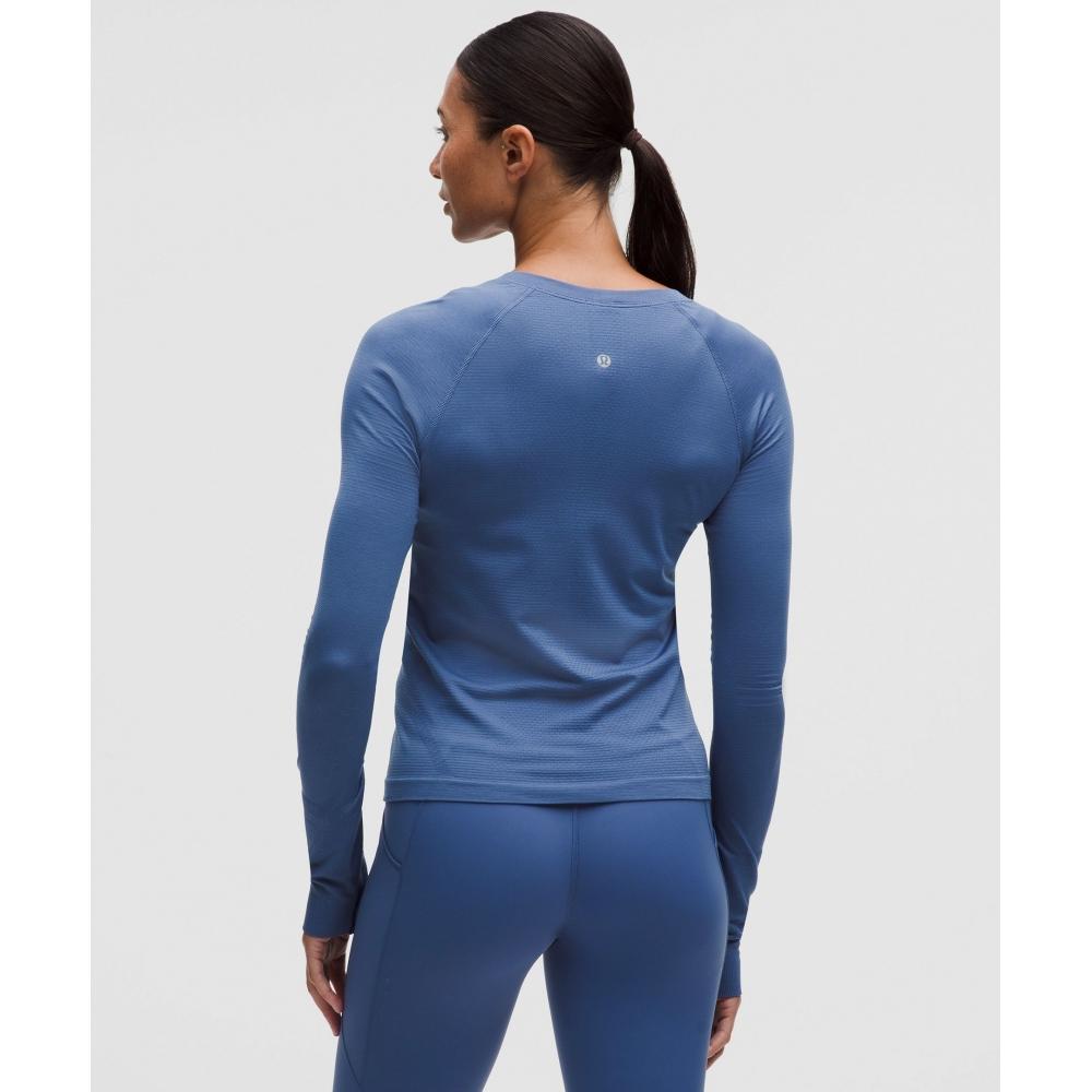 Lululemon Swiftly Tech Long Sleeve Shirt 2.0  Waist Length Brilliant Blue Brilliant Blue