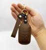 CigaMaTe Car Key Case, For Toyota, Genuine Leather, 3 Buttons, Scratch Resistant, Break-Resistant, Waterproof,