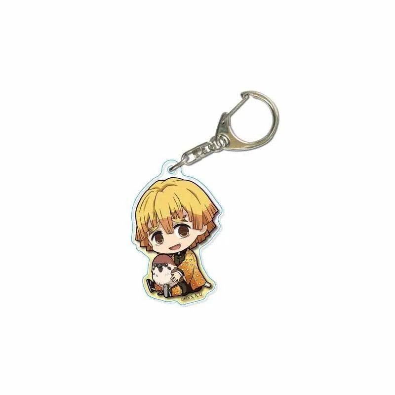 Ghost Slayer Blade Acrylic Keychain Backpack Anime Peripheral Clone Series Creative Jewelry Gifts Toys Anime Cartoon Frind