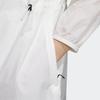 adidas Solid Color Hooded Casual Mid-Length Sun Protection Jacket Women Jacket Bright-White IA1785