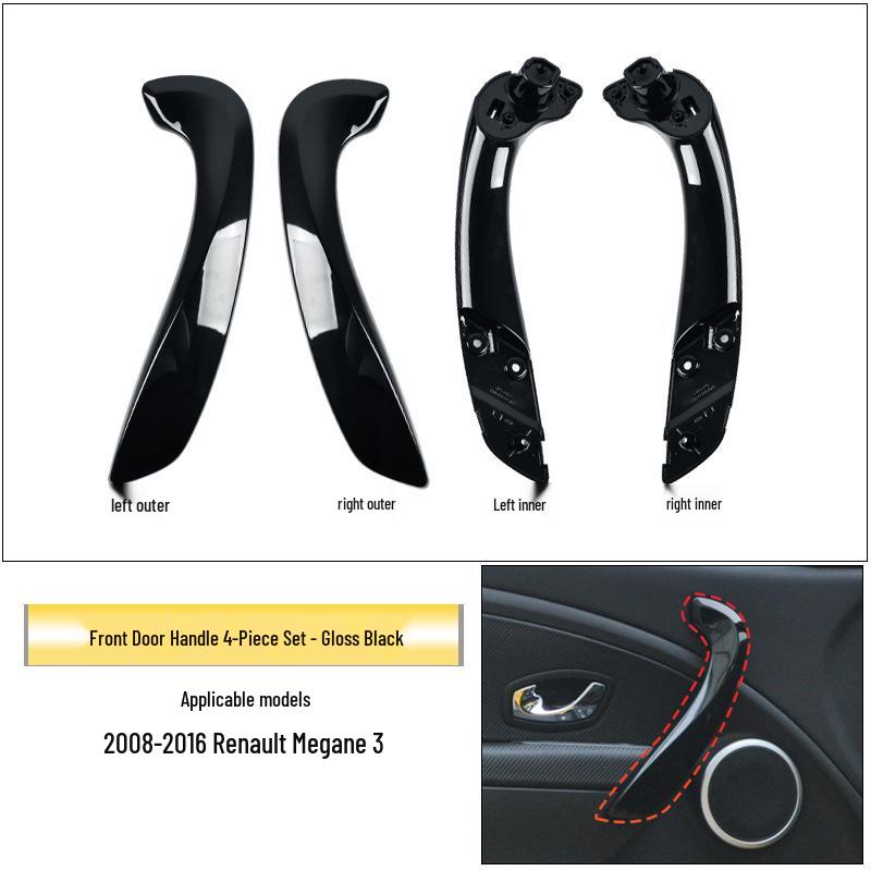 

Renault Megane 3-дверний Інтер єр Ручка передніх дверей Підлокітник Кронштейн Кришка Оздоблення