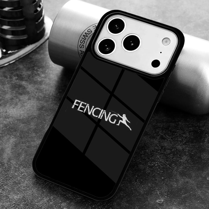 Keep Calm And Parry On Fencing Sports Funny Design Phone Case for iPhone 17 16 15 Pro Max Air 14 13 12 11 Plus Shockproof Cover