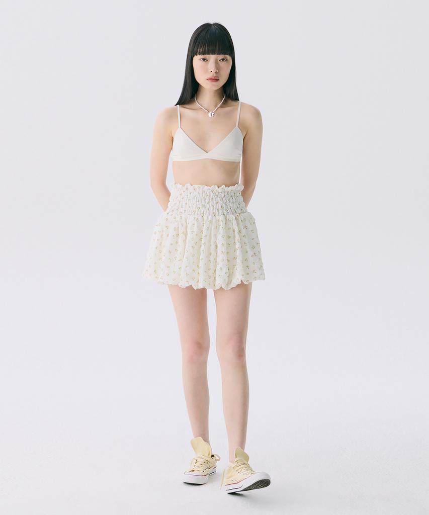 Jun Jun Space Vol12. Smocked Cloud Skirt_Pink(Vol12. Smoked Cloud Skirt_Pink)