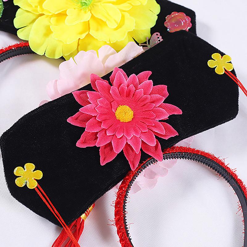 Cosplay Traditional Qing Dynasty Headdress Princess Hat Cap Royal Crown Performance Prop