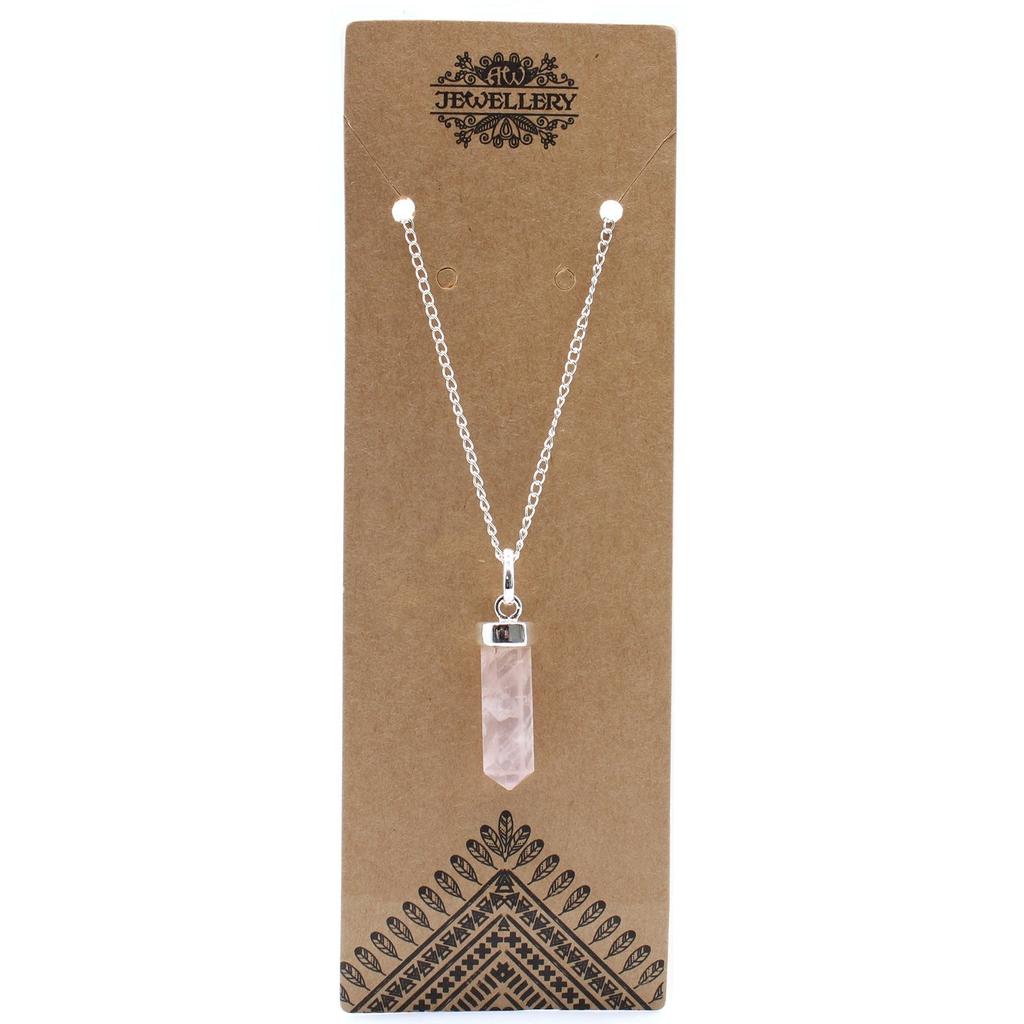 Rose Quartz Point Pendant
