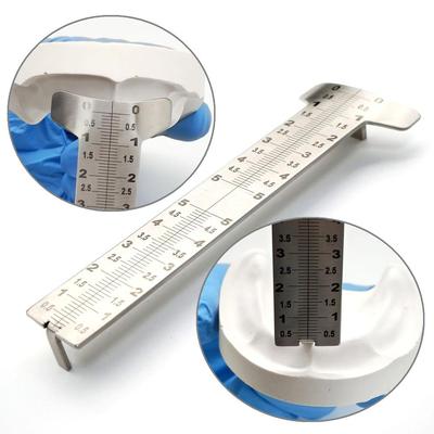 Dental Papilla Gauge Papillameter Ανοξείδωτος χάλυβας μέτρησης χειλιών Εργαλεία οδοντιατρικού εργαστηρίου