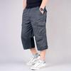 Cargo-Shorts Herren Sommer Casual Multi-Pocket-Shorts Masculino Männer Overall Militärische feste kurze Hose